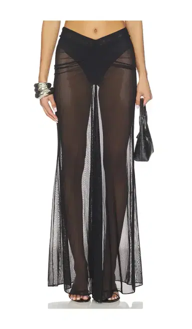Lapointe Ruched Maxi Skirt | Thumbnail 1 Lapointe Ruched Maxi Skirt | Thumbnail 1