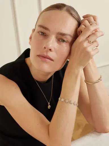 David Yurman Starburst 18-karat Gold Diamond Bracelet | Thumbnail 4