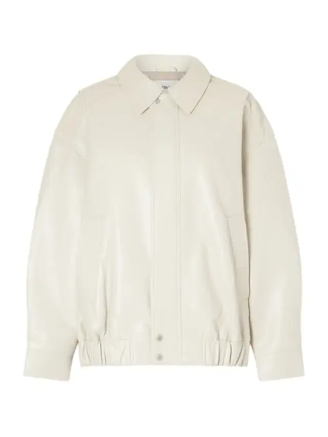 Aston Recycled Leather-blend Bomber Jacket