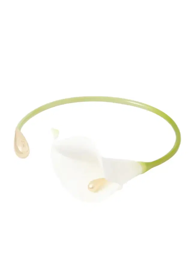 Cult Gaia Calla Vine Tpu And Gold-tone Choker