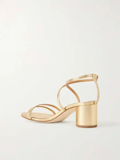 aeyde Mirella Metallic-leather Sandals | Thumbnail 3 aeyde Mirella Metallic-leather Sandals | Thumbnail 3