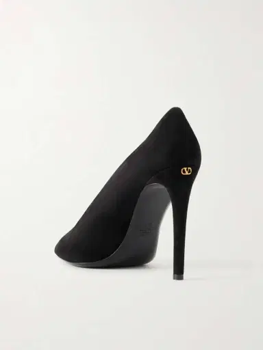 Valentino Garavani Révélé Pvc-trimmed Suede Sandals | Thumbnail 3