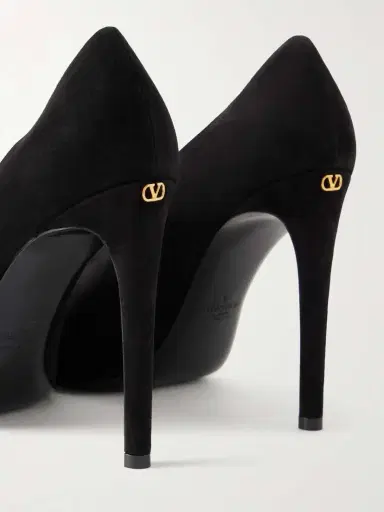 Valentino Garavani Révélé Pvc-trimmed Suede Sandals | Thumbnail 5