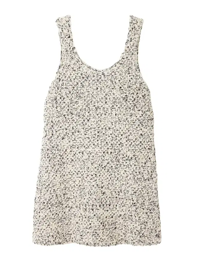 Bouclé-knit Mini Dress