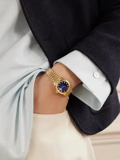 Stephanie Windsor + Rolex Vintage 1989 Datejust Automatic 26mm 18-karat Gold And Diamond Watch, Ref. No. 69178 (fits Up To 6" Wrist) | Thumbnail 2