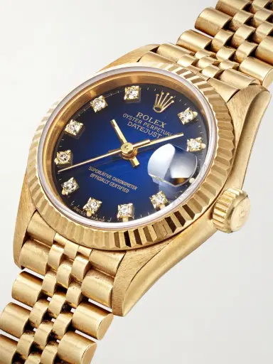 Stephanie Windsor + Rolex Vintage 1989 Datejust Automatic 26mm 18-karat Gold And Diamond Watch, Ref. No. 69178 (fits Up To 6" Wrist) | Thumbnail 3