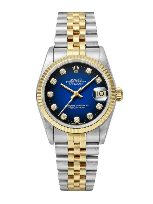 + Rolex Vintage 1995 Datejust Automatic 31mm 18-karat Gold, Stainless Steel And Diamond Watch, Ref. No. 68273 (fits Up To 7" Wrist)