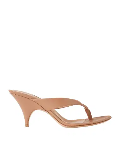 Gianvito Rossi Sofia 70 Leather Thong Sandals | Thumbnail 1