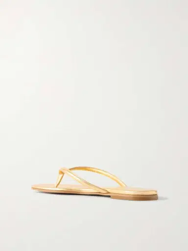 Gianvito Rossi Calypso Metallic Leather Sandals | Thumbnail 3 Gianvito Rossi Calypso Metallic Leather Sandals | Thumbnail 3