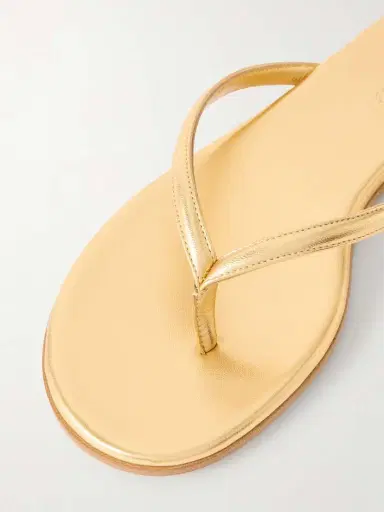 Gianvito Rossi Calypso Metallic Leather Sandals | Thumbnail 5 Gianvito Rossi Calypso Metallic Leather Sandals | Thumbnail 5