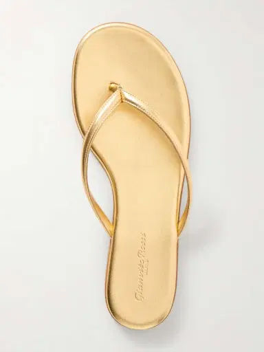 Gianvito Rossi Calypso Metallic Leather Sandals | Thumbnail 6 Gianvito Rossi Calypso Metallic Leather Sandals | Thumbnail 6