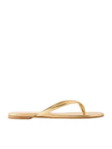 Gianvito Rossi Calypso Metallic Leather Sandals | Thumbnail 1 Gianvito Rossi Calypso Metallic Leather Sandals | Thumbnail 1