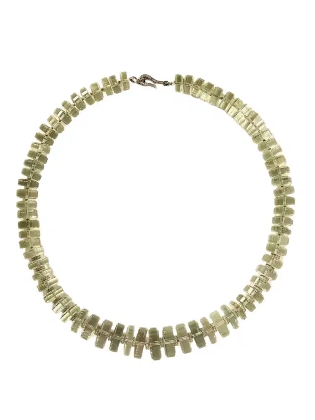 Aura 18-karat White Gold, Sterling Silver, Amethyst And Diamond Necklace