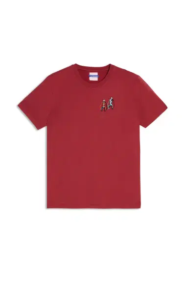 Emporio Sirenuse Monkeys T-Shirt Red Multi | Thumbnail 2 Emporio Sirenuse Monkeys T-Shirt Red Multi | Thumbnail 2