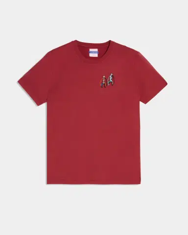 Emporio Sirenuse Monkeys T-Shirt Red Multi | Thumbnail 1 Emporio Sirenuse Monkeys T-Shirt Red Multi | Thumbnail 1