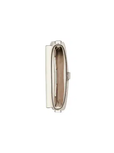 Tory Burch Women's T Monogram Pebbled Leather Shoulder Bag - Warm White | Thumbnail 3 Tory Burch Women's T Monogram Pebbled Leather Shoulder Bag - Warm White | Thumbnail 3