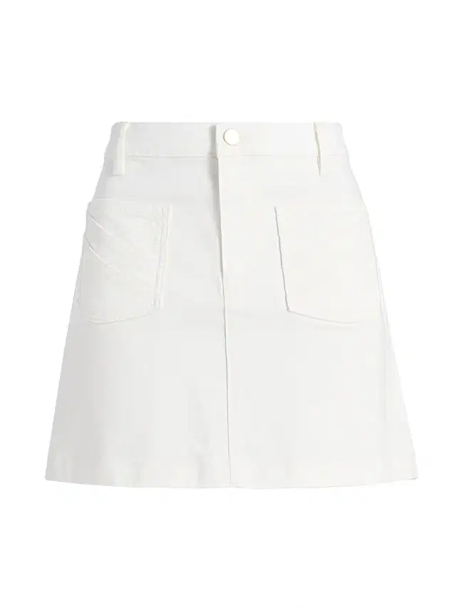 Women's Eileen Denim Miniskirt - White