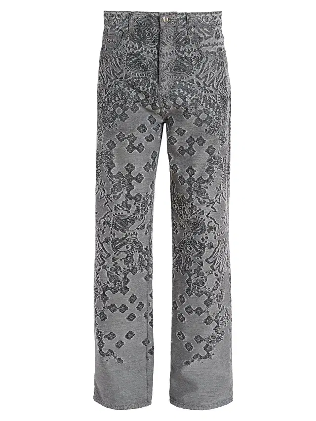 Men's MA Quad Bandana Baggy Jeans - Black