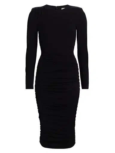 L'Agence Women's Paityn Shirred Midi-Dress | Thumbnail 1 L'Agence Women's Paityn Shirred Midi-Dress | Thumbnail 1