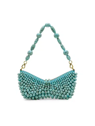Cult Gaia Women's Mercier Beaded Shoulder Bag | Thumbnail 1 Cult Gaia Women's Mercier Beaded Shoulder Bag | Thumbnail 1