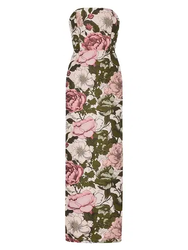 Milly Women's Ella Floral Jacquard Maxi Dress | Thumbnail 1