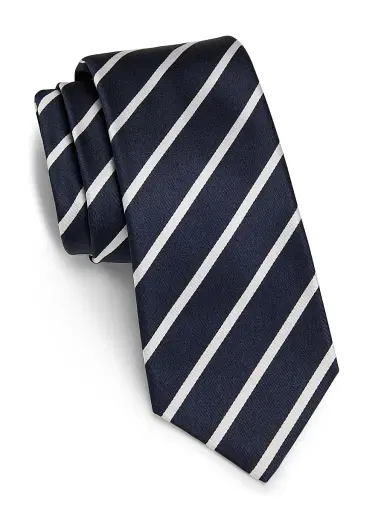 Kiton Men's Bold Striped Silk Tie | Thumbnail 1 Kiton Men's Bold Striped Silk Tie | Thumbnail 1