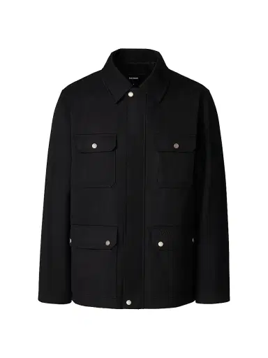 Mackage Men's Bruno Twill Chore Jacket - Black | Thumbnail 1