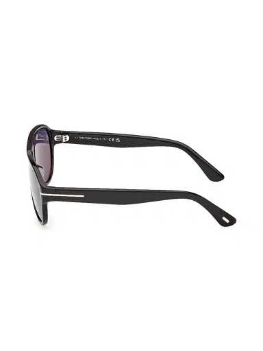 Tom Ford Men's Samuele 61MM Pilot Sunglasses - Black Blue | Thumbnail 3 Tom Ford Men's Samuele 61MM Pilot Sunglasses - Black Blue | Thumbnail 3