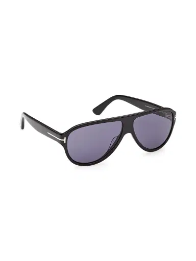 Tom Ford Men's Samuele 61MM Pilot Sunglasses - Black Blue | Thumbnail 8 Tom Ford Men's Samuele 61MM Pilot Sunglasses - Black Blue | Thumbnail 8