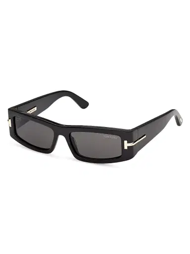 Tom Ford Men's 55MM Rectangular Sunglasses - Black | Thumbnail 1 Tom Ford Men's 55MM Rectangular Sunglasses - Black | Thumbnail 1