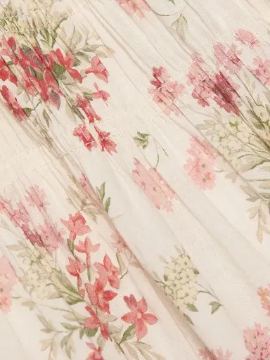 DÔEN Women's Quinette Floral Midi-Dress - Lantana Floral - Size XS | Thumbnail 7
