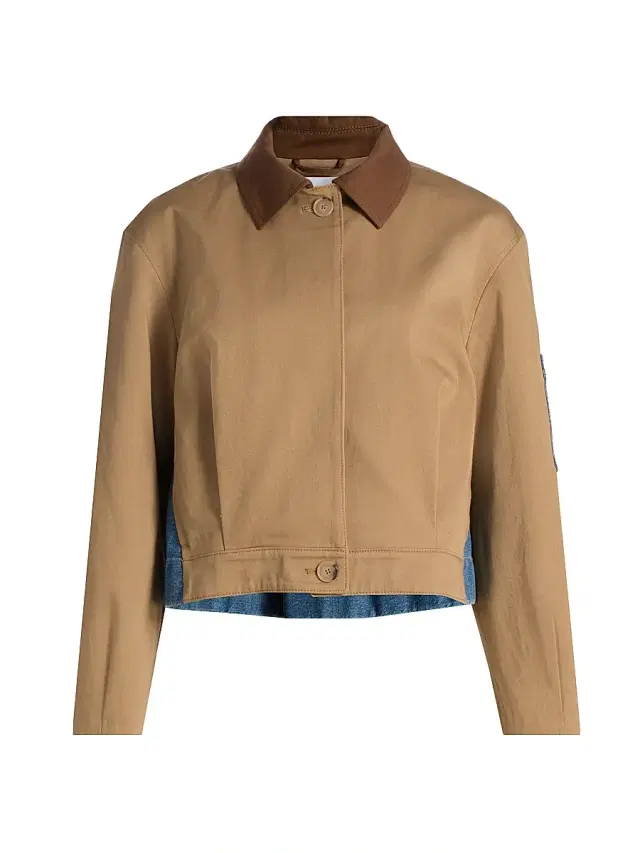 Women's Gabe Denim-Back Jacket - Dark Khaki