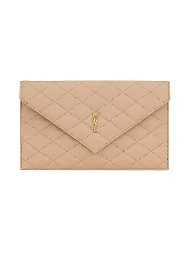 Saint Laurent Women's Paris Pouch in Lambskin | Thumbnail 5 Saint Laurent Women's Paris Pouch in Lambskin | Thumbnail 5