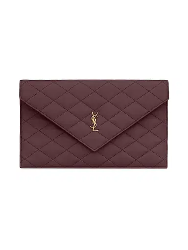 Saint Laurent Women's Paris Pouch in Lambskin | Thumbnail 7 Saint Laurent Women's Paris Pouch in Lambskin | Thumbnail 7