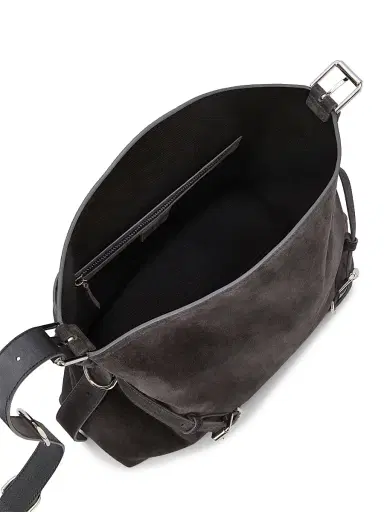 Givenchy Women's Medium Voyou Shoulder Bag - Dark Grey | Thumbnail 4