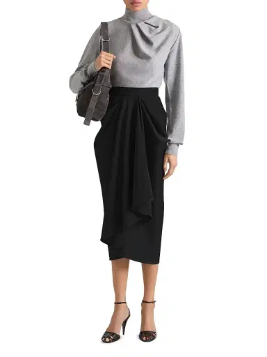 Givenchy Women's Medium Voyou Shoulder Bag - Dark Grey | Thumbnail 5