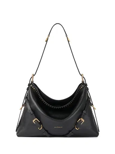 Givenchy Women's Voyou Shoulder Bag in Leather with Studs - Black | Thumbnail 1 Givenchy Women's Voyou Shoulder Bag in Leather with Studs - Black | Thumbnail 1