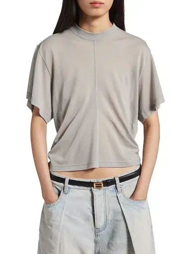Balenciaga Women's Top - Grey - Size Large | Thumbnail 2