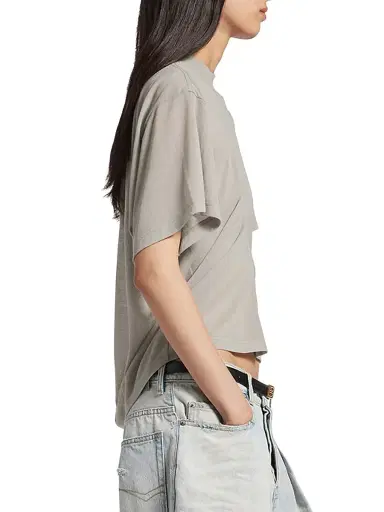 Balenciaga Women's Top - Grey - Size Large | Thumbnail 4
