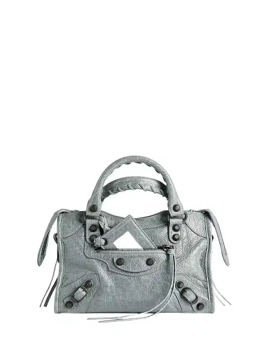 Balenciaga Women's Le City Crossbody Bag - Blue Grey | Thumbnail 1