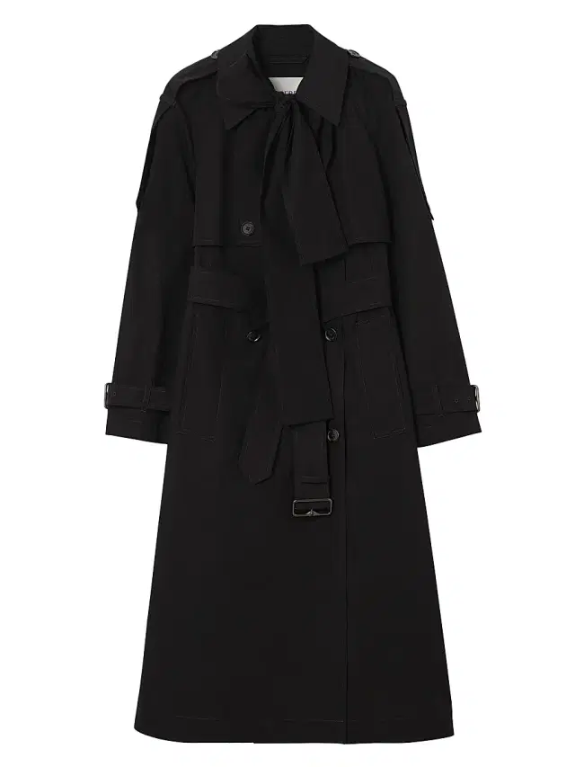 Women's Trerose Belted Trench Coat - Black