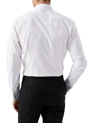 Eton Men's Slim-Fit Pique Formal Shirt | Thumbnail 3