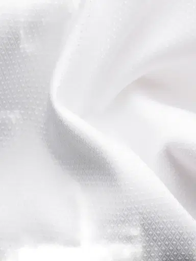 Eton Men's Slim-Fit Diamond-Weave Cotton Formal Shirt - White - Size 18 | Thumbnail 7