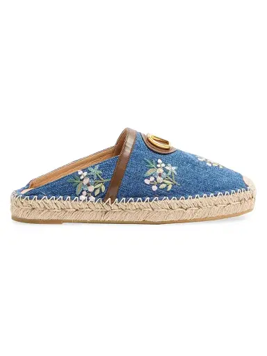 Valentino Garavani Women's VLogo Signature 25MM Mules in | Thumbnail 1
