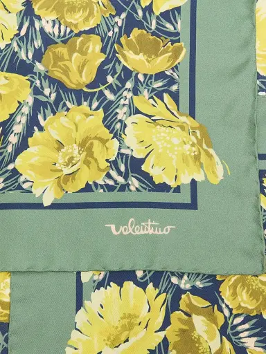 Valentino Garavani Women's Apres L'hiver Poppies Silk Scarf | Thumbnail 3 Valentino Garavani Women's Apres L'hiver Poppies Silk Scarf | Thumbnail 3