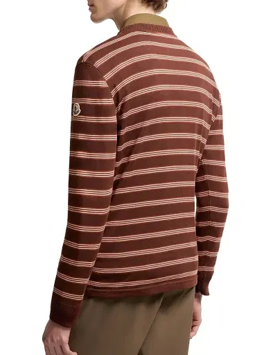 Moncler Men's Sweatshirt in Cotton - Brown Pink - Size XXL | Thumbnail 3