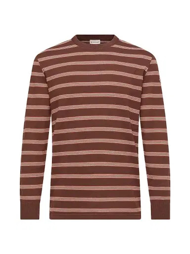 Moncler Men's Sweatshirt in Cotton - Brown Pink - Size XXL | Thumbnail 1