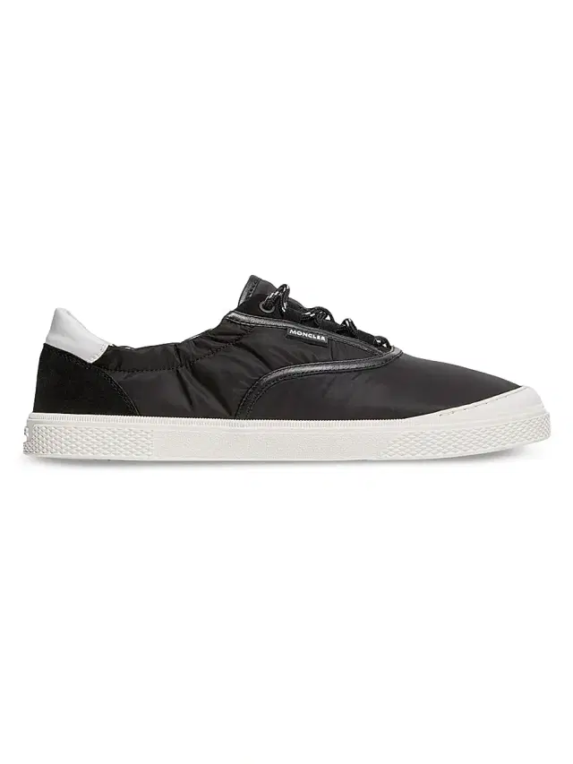Moncler Men's Vera Leisure Down-Filled Sneakers - Black