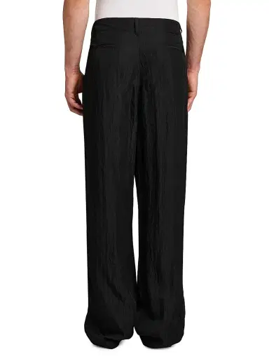 Giorgio Armani Men's Crinkle Texture Trousers - Anthracite - Size 38 | Thumbnail 5 Giorgio Armani Men's Crinkle Texture Trousers - Anthracite - Size 38 | Thumbnail 5
