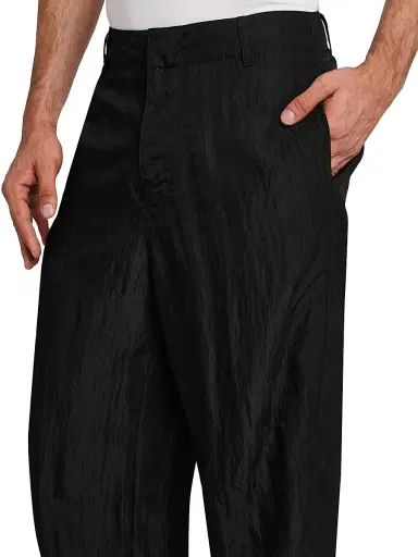 Giorgio Armani Men's Crinkle Texture Trousers - Anthracite - Size 38 | Thumbnail 6 Giorgio Armani Men's Crinkle Texture Trousers - Anthracite - Size 38 | Thumbnail 6